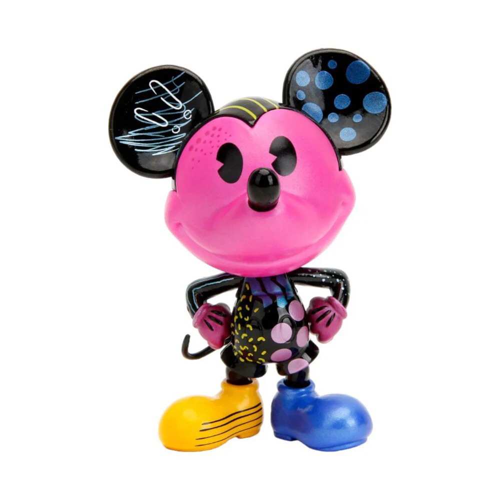 2pc Disney Mickey & Minnie Next Level Collector MetalFig Figure Toy 10x10cm - Image 2