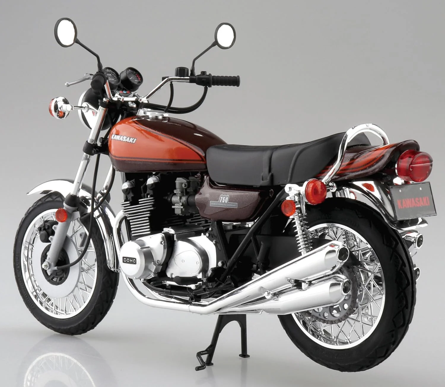 Aoshima 1/12 Kawasaki 750RS Z2 '73 with Custom Parts - Image 4