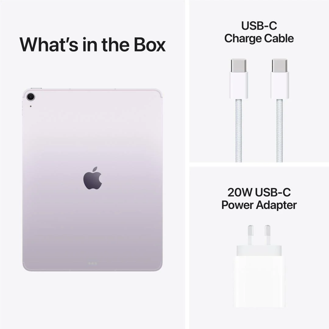 Apple iPad Air 13-inch M4 1TB Wi-Fi + Cellular (Purple) - Image 8