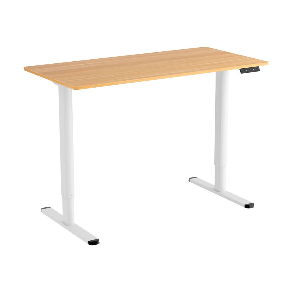 Artiss Electric Sit‑Stand Standing Desk 120cm Home Office - Oak/White