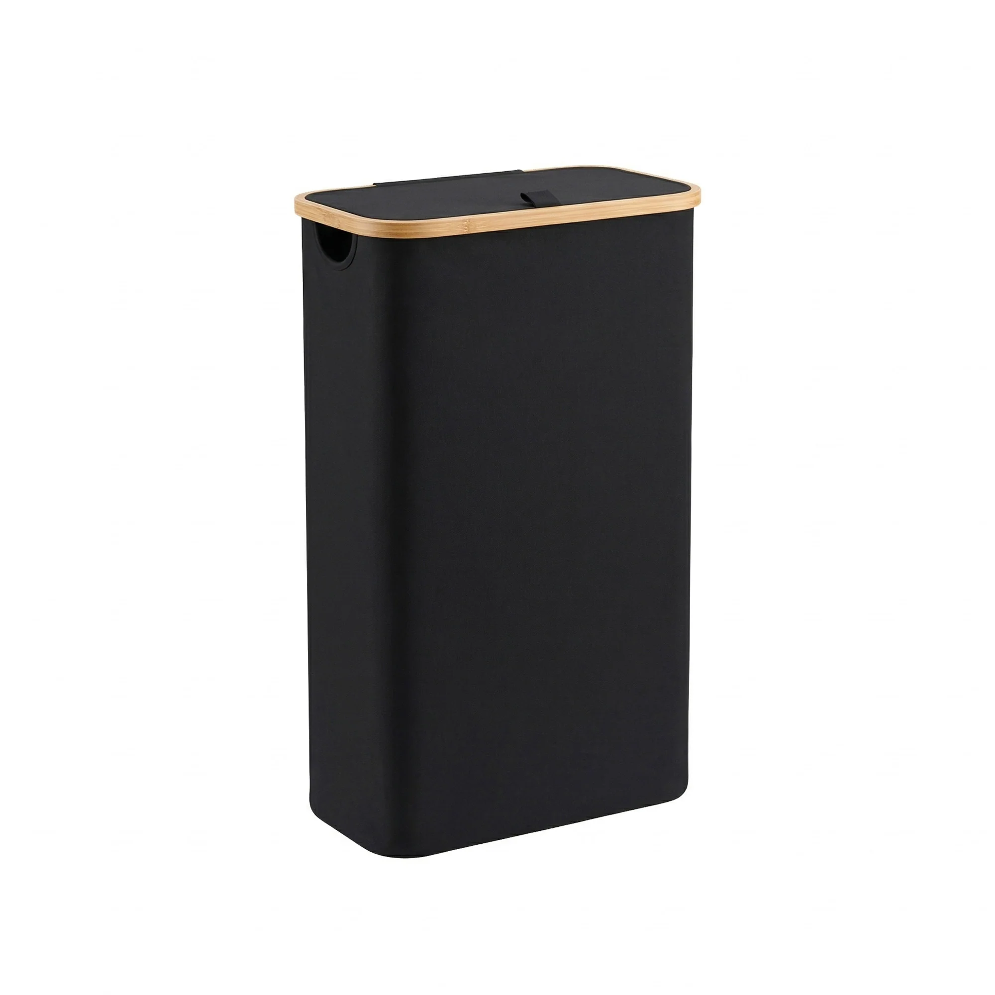 Artiss Laundry Basket with Removable Bag Foldable Black 60L - Image 4