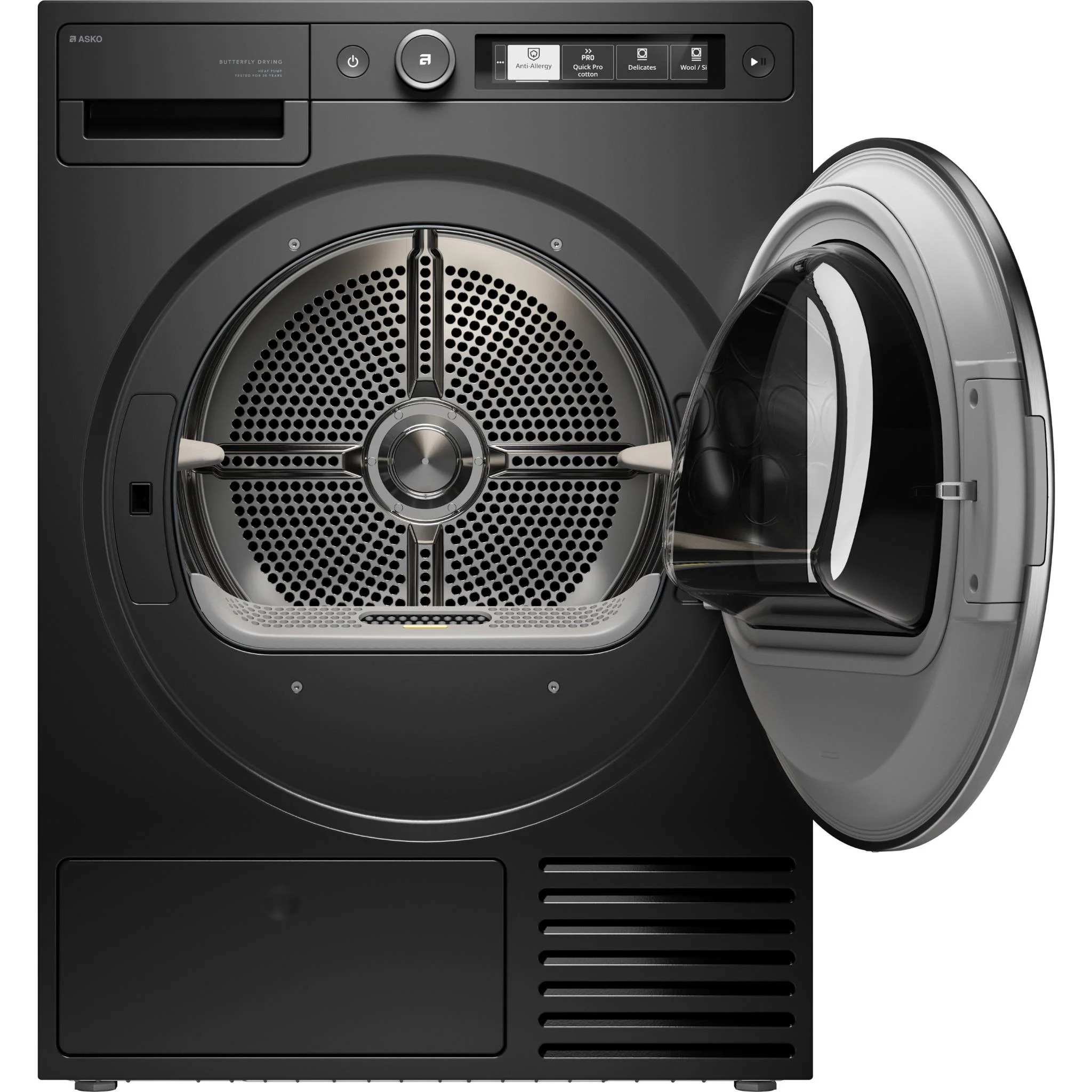 ASKO T509HPG Style 9kg Butterfly Drying Heat Pump Dryer (Graphite Black) - Image 3