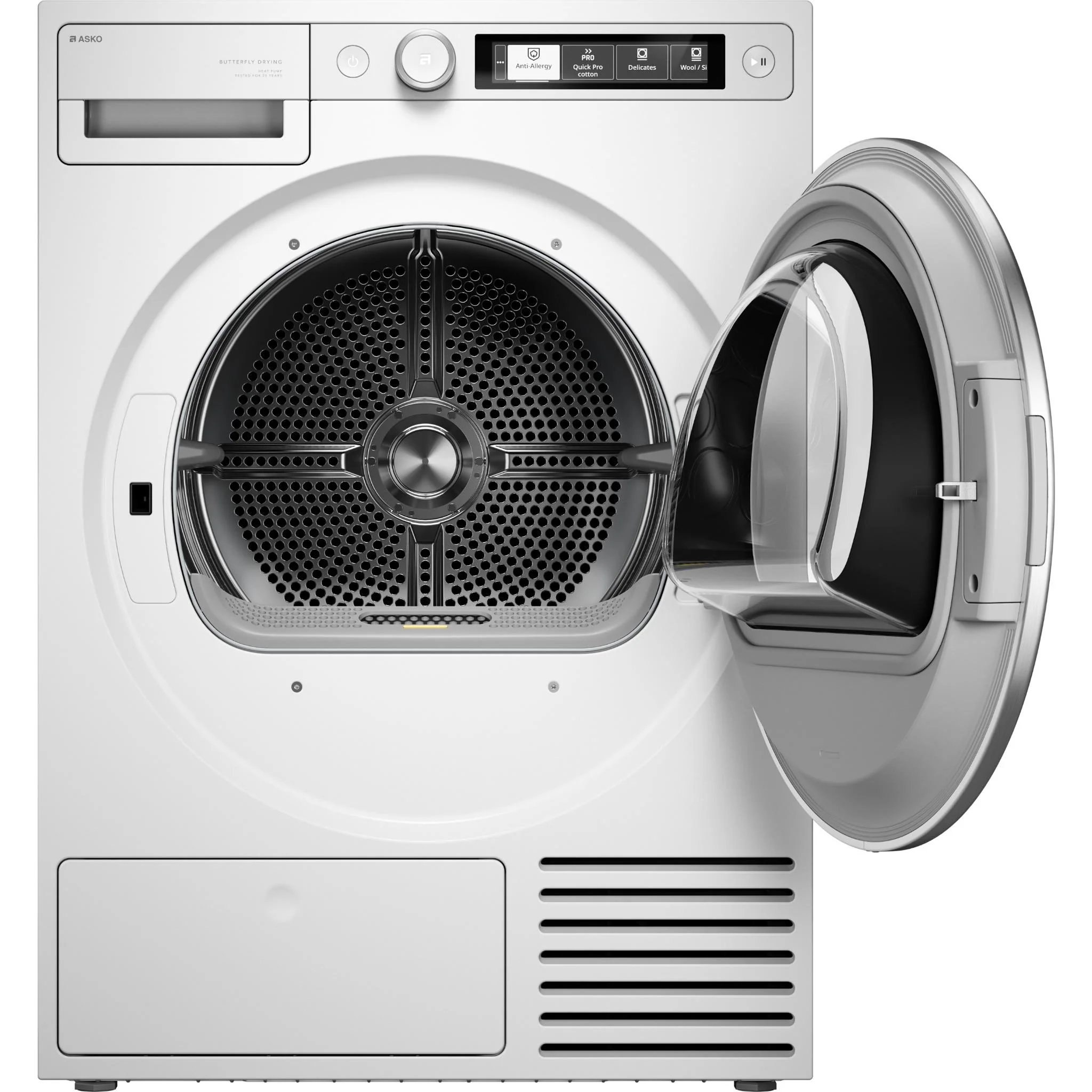 ASKO T509HPW Style 9kg Butterfly Drying Heat Pump Dryer (White) - Image 2