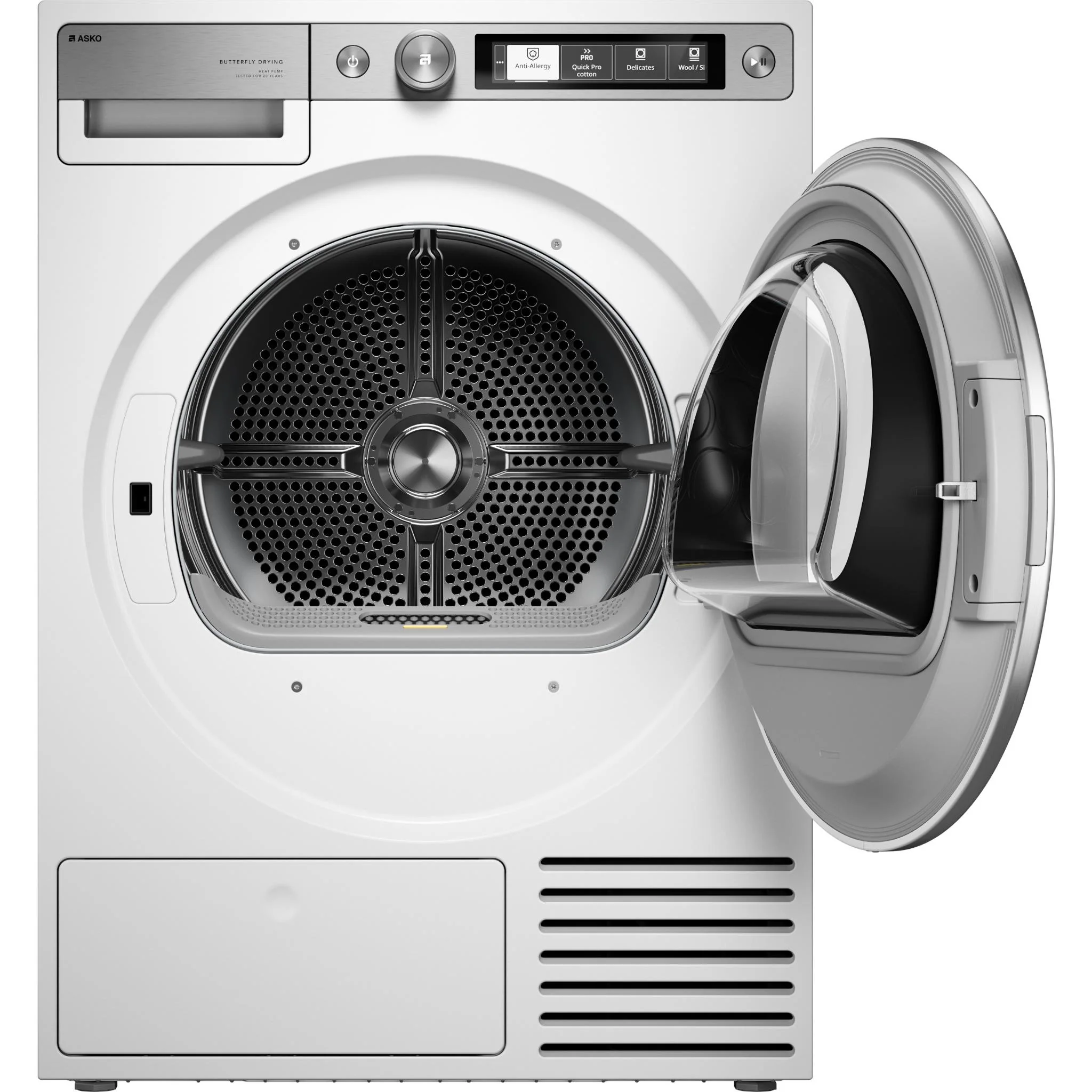 ASKO T709HUW Style+ 9kg Butterfly Drying Heat Pump Dryer (White) - Image 2