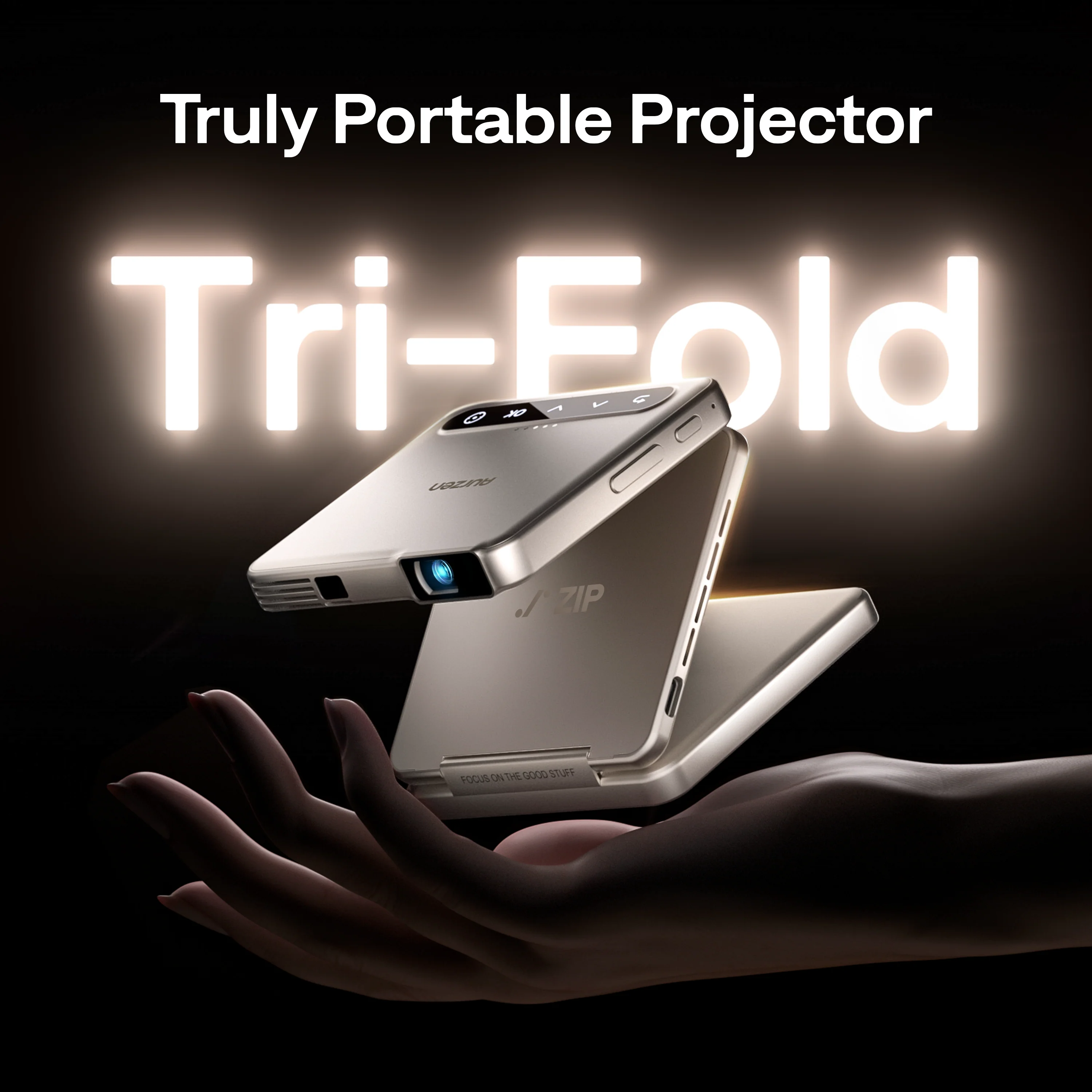 Aurzen ZIP Tri-Fold Portable Projector Cyber Limited Edition - Image 5