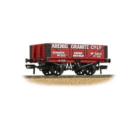 Bachman OO 5 Plank Wagon Steel Floor 'Arenig aGranite Co. Ltd.' Red - Image 2