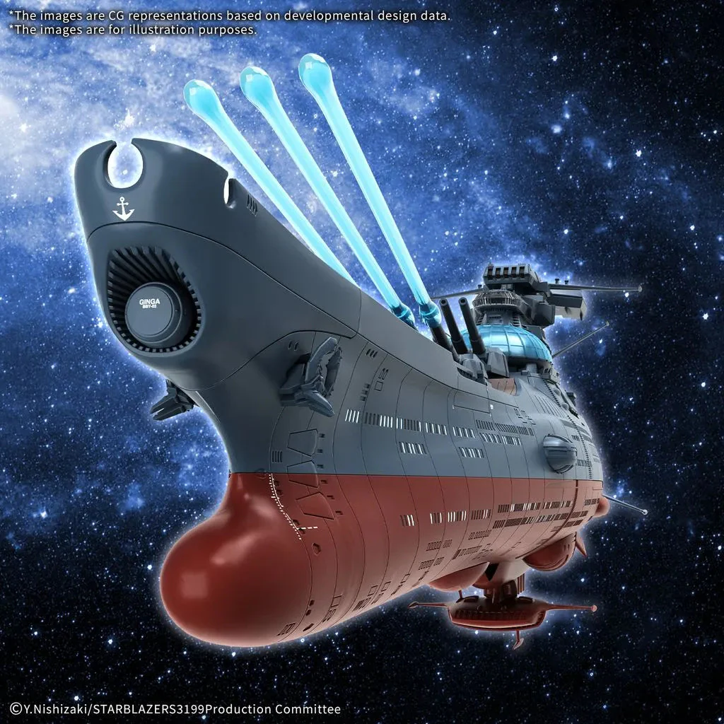 Bandai 1/1000 The Experimental Ship Of Transcendental Dimension Bby-03 Ginga [3199] - Image 3