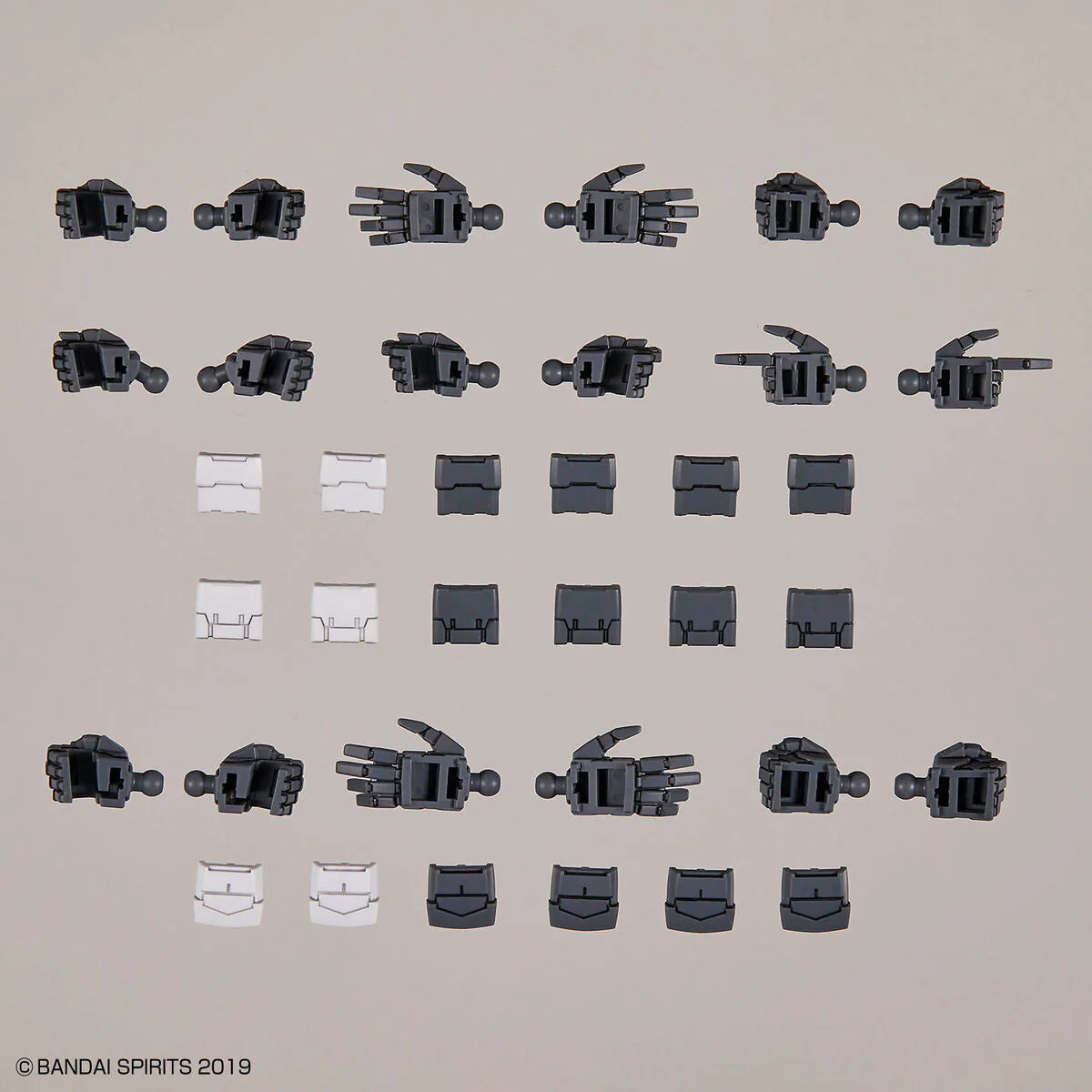 Bandai 30mm 1/144 Option Parts Set 12(Hand Parts /multi-joint) - Image 3