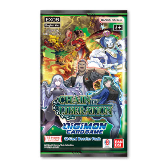Bandai Digimon Card Game Chain of Liberation EX08 Booster Box - Image 2