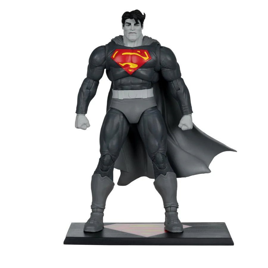 Batman: Dark Knight Returns - Superman Black & White (Gold Label) 7" Action Figure (McFarlane Toys) - Image 3