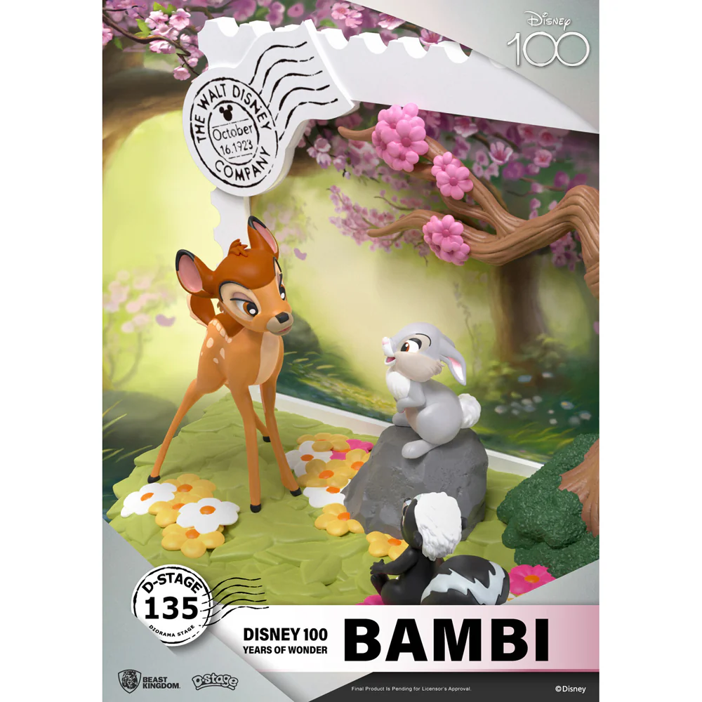 Beast Kingdom D Stage Disney 100 Years of Wonder Bambi Figurine Model Set - Image 4