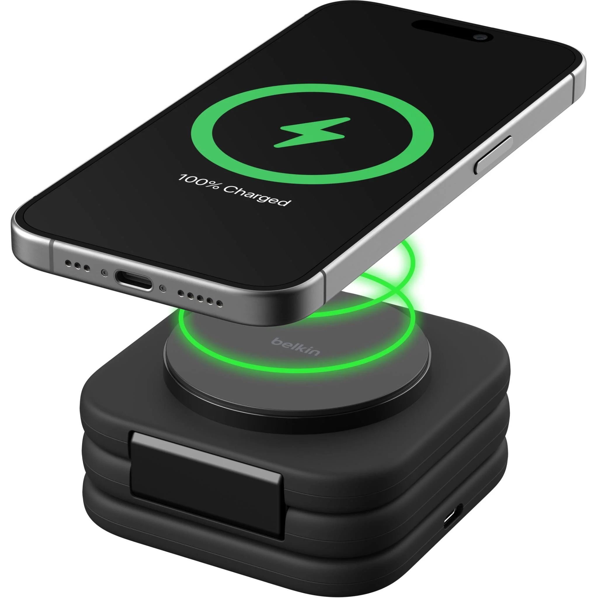 Belkin BoostCharge Pro 3-in-1 Magnetic Qi2 15W Charging Travel Pad - Image 11