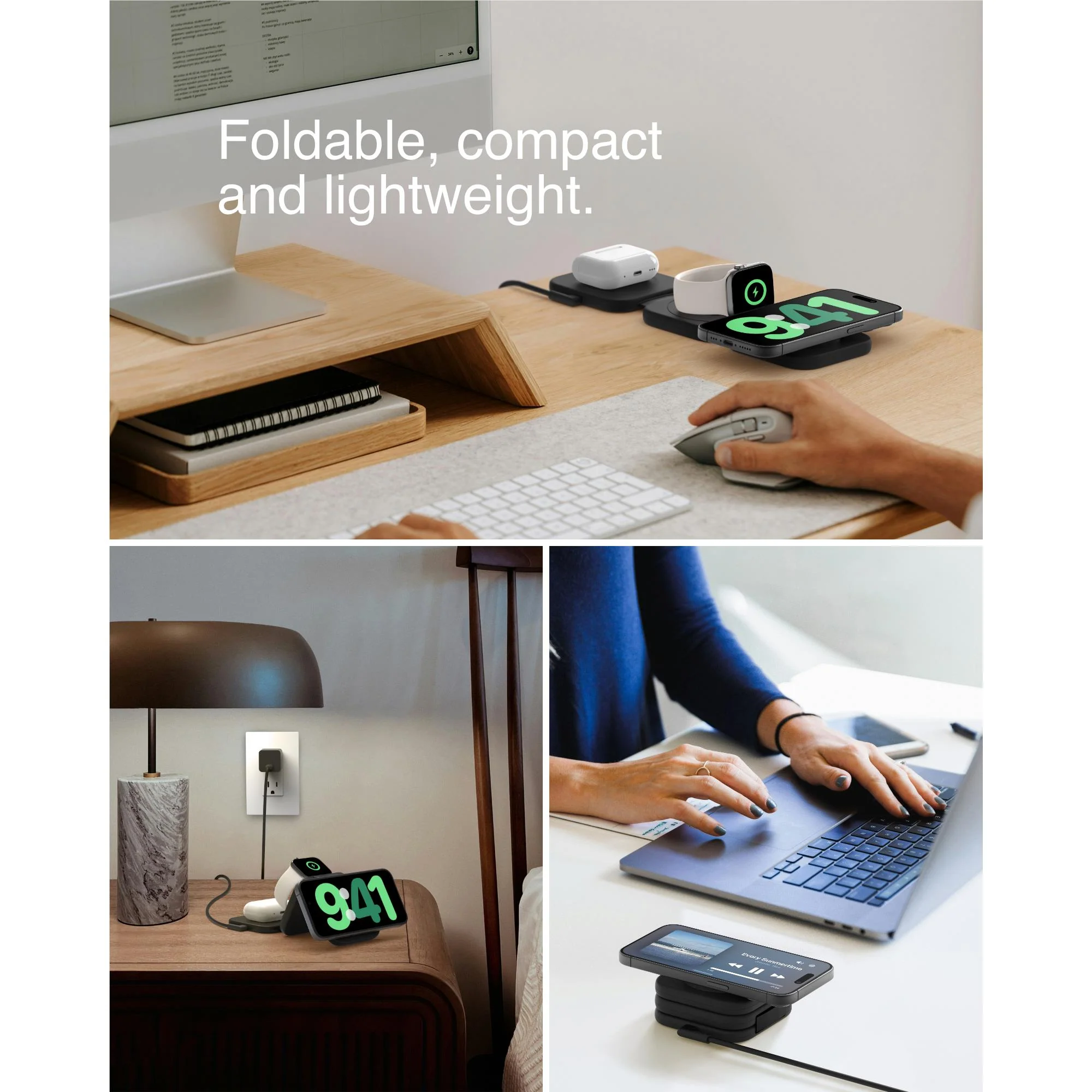 Belkin BoostCharge Pro 3-in-1 Magnetic Qi2 15W Charging Travel Pad - Image 6