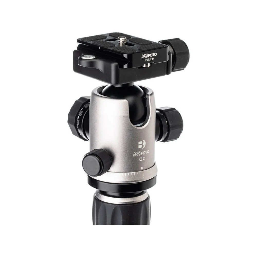 Benro MeFoto Globetrotter Aluminium Tripod Q2 Ball Head 163cm (Titanium) - Image 4
