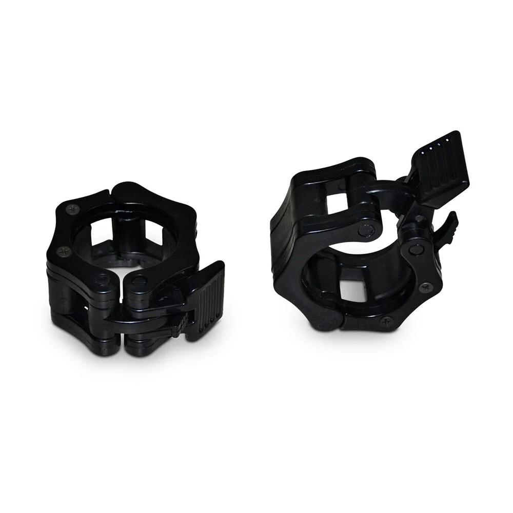Bodyworx 2pc Quick Release Barbell Collar Pair For Olympic Bars Black