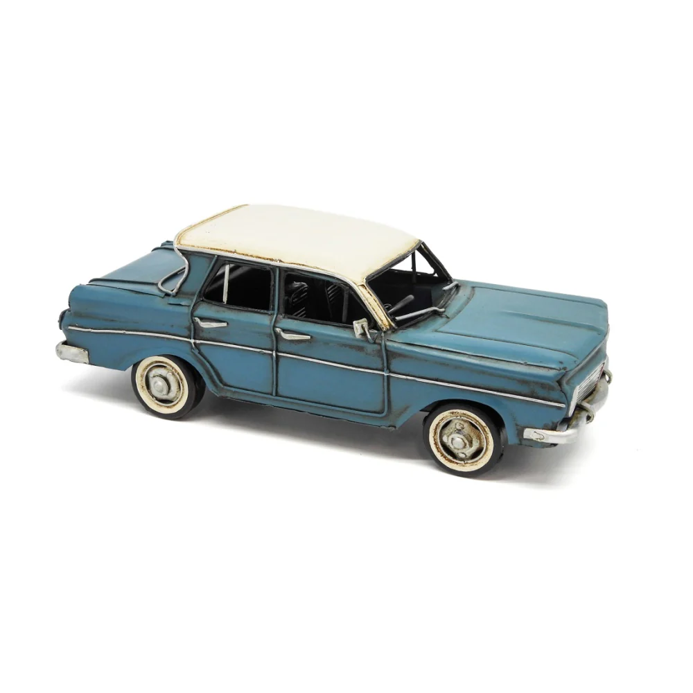 Boyle Metal Ornament Figurine EJ Holden Sedan 28.5cm (Blue)