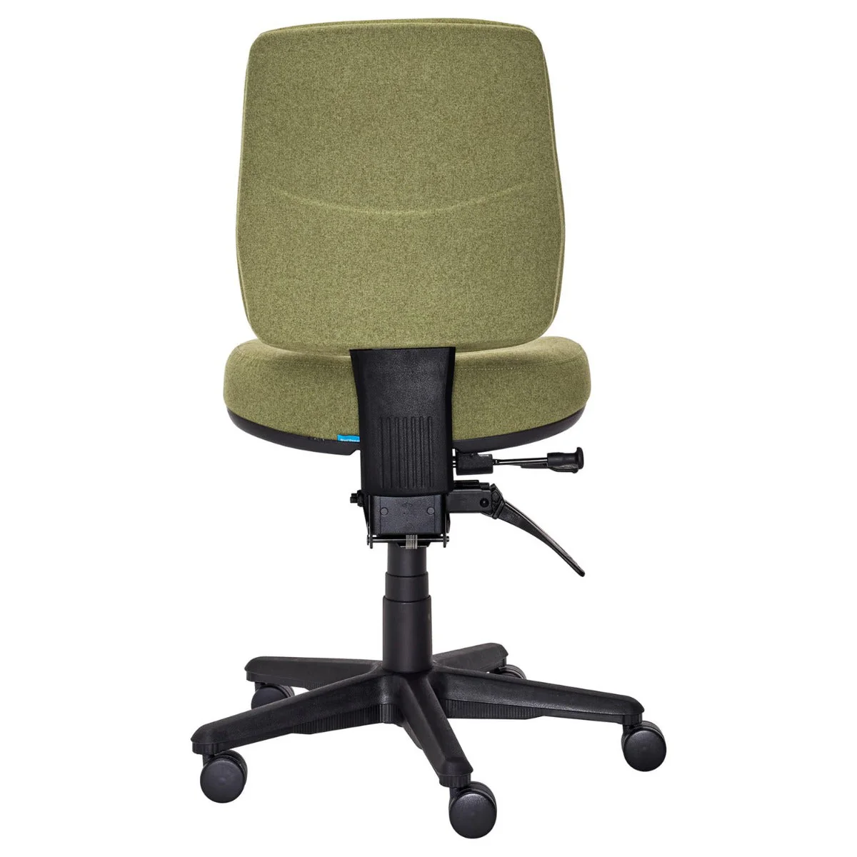 Buro Roma 3 Lever Mid Back With Seat Slide Without Arms Safetex Olive - Image 4