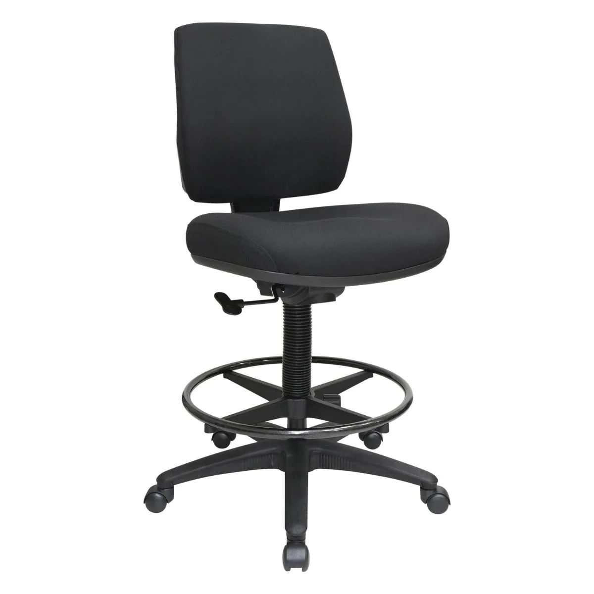 Buro Roma Drafting Chair 1 Lever Mid Back Black