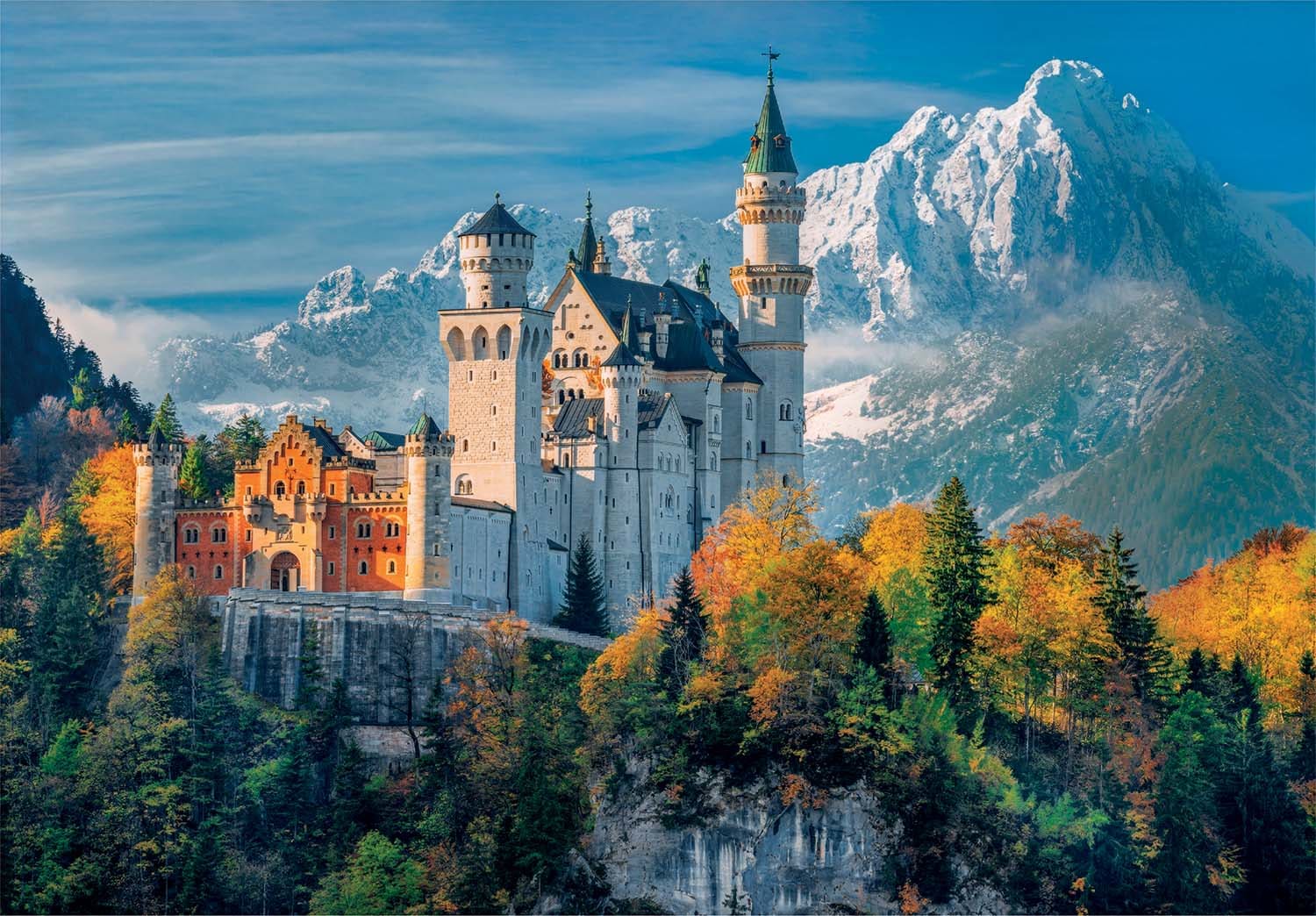 Clementoni 500-Pieces Neuschwanstein Castle Puzzle - Image 2