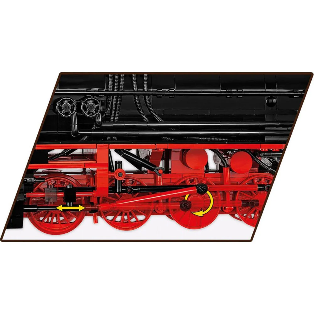 Cobi 2505-Pieces Trains DR BR 52 Steam Locomotive 1:35 Scale Building Kit 10y+ Toy - Image 4