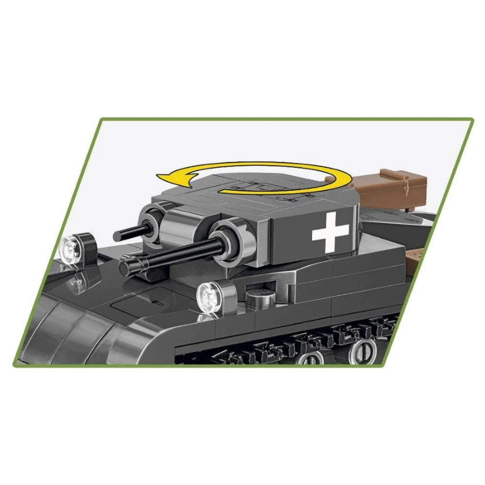 Cobi 300-Pieces World War 2 Panzer II Ausf.A Tank Vehicle Kids/Adult Building Toy - Image 4