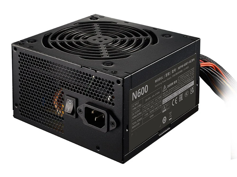 Cooler Master Elite NEX N600 600W Power Supply (MPW-6001-ACBN-BAU) - Image 2