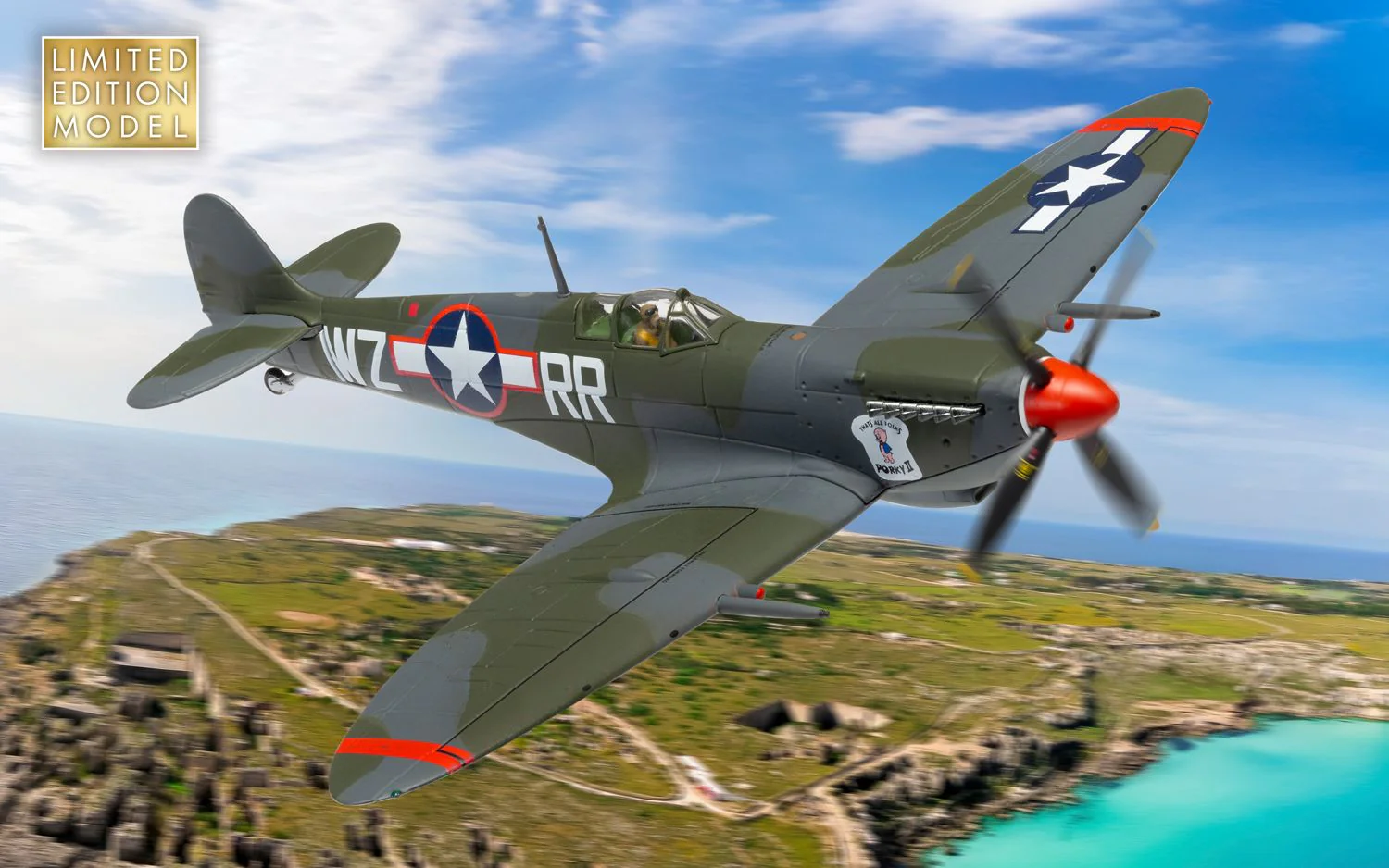 Corgi 1/72 Supermarine Spitfire Mk.IXC 'Porky II' - 31st USAAF - Image 5