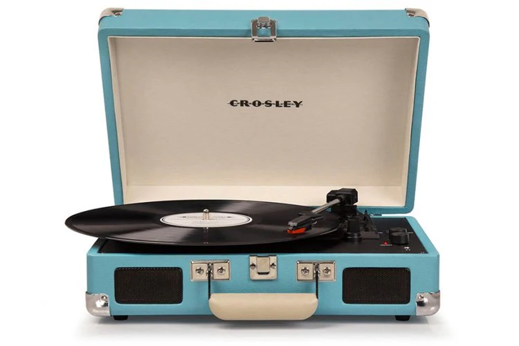 Crosley Cruiser Bluetooth Portable Turntable (Turquoise) - Image 2