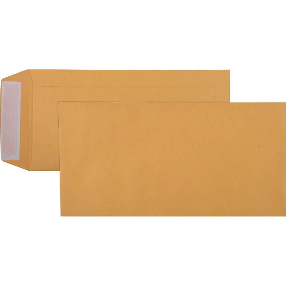 Cumberland DLX Envelopes Gold Pocket 235x120mm 85GSM Box 500 - Image 3
