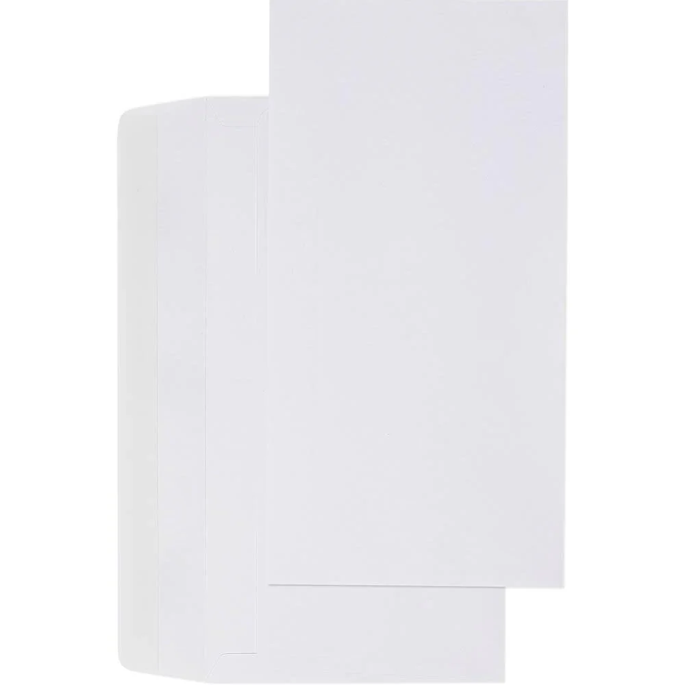 Cumberland DLX Envelopes Plain Face Strip Seal 80GSM 120x235mm White Box 500 - Image 2