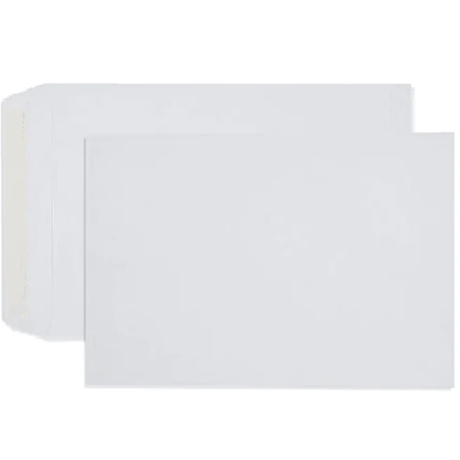 Cumberland Envelopes Pocket Heavy Strip Seal 405x305mm White Box 250