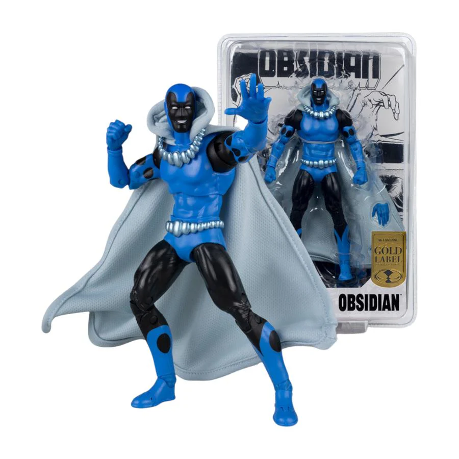 DC Comics -  Obsidian (Infinity Inc #16) Gold Label 7" Action Figure (McFarlane Toys) - Image 3