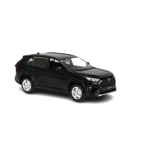 DDA 1:24 Scale Toyota Rav 4 Lights & Sound Black Diecast Car Model