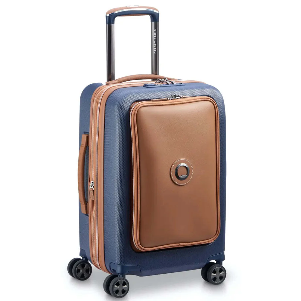 Delsey Chatelet Air 2.0 - 55 cm Expandable Laptop Cabin Suitcase - Navy Blue - Image 4