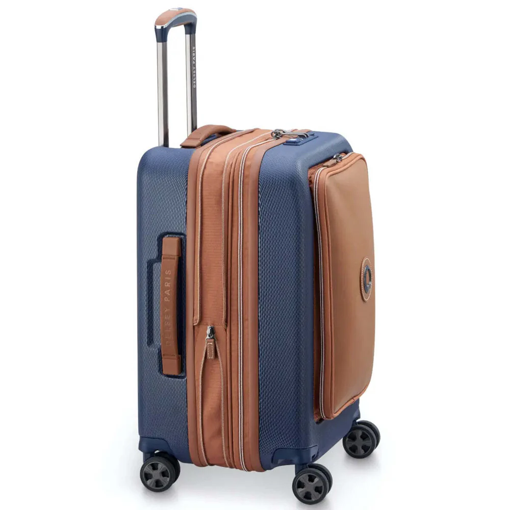 Delsey Chatelet Air 2.0 - 55 cm Expandable Laptop Cabin Suitcase - Navy Blue - Image 5