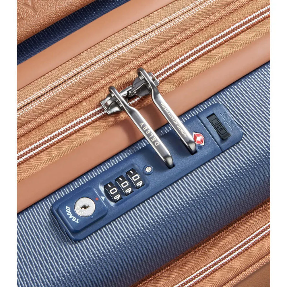 Delsey Chatelet Air 2.0 - 55 cm Expandable Laptop Cabin Suitcase - Navy Blue - Image 9