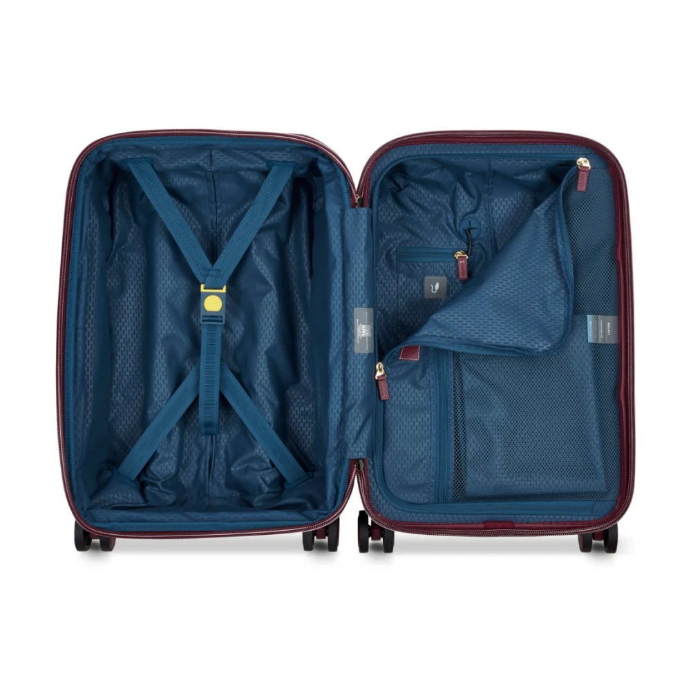 Delsey Chatelet Air 2.0 Carry On 4 Wheel Suitcase with TSA Lock Burgundy 55 cm - Image 2