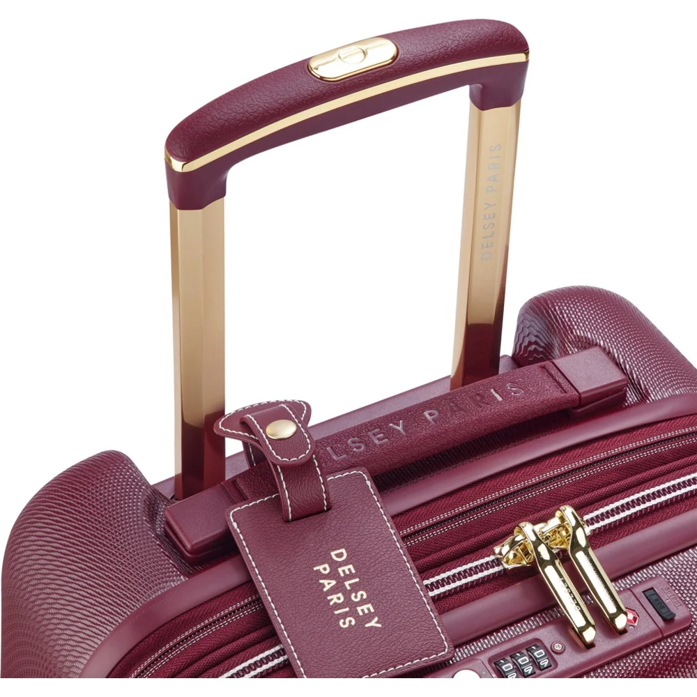 Delsey Chatelet Air 2.0 Carry On 4 Wheel Suitcase with TSA Lock Burgundy 55 cm - Image 6