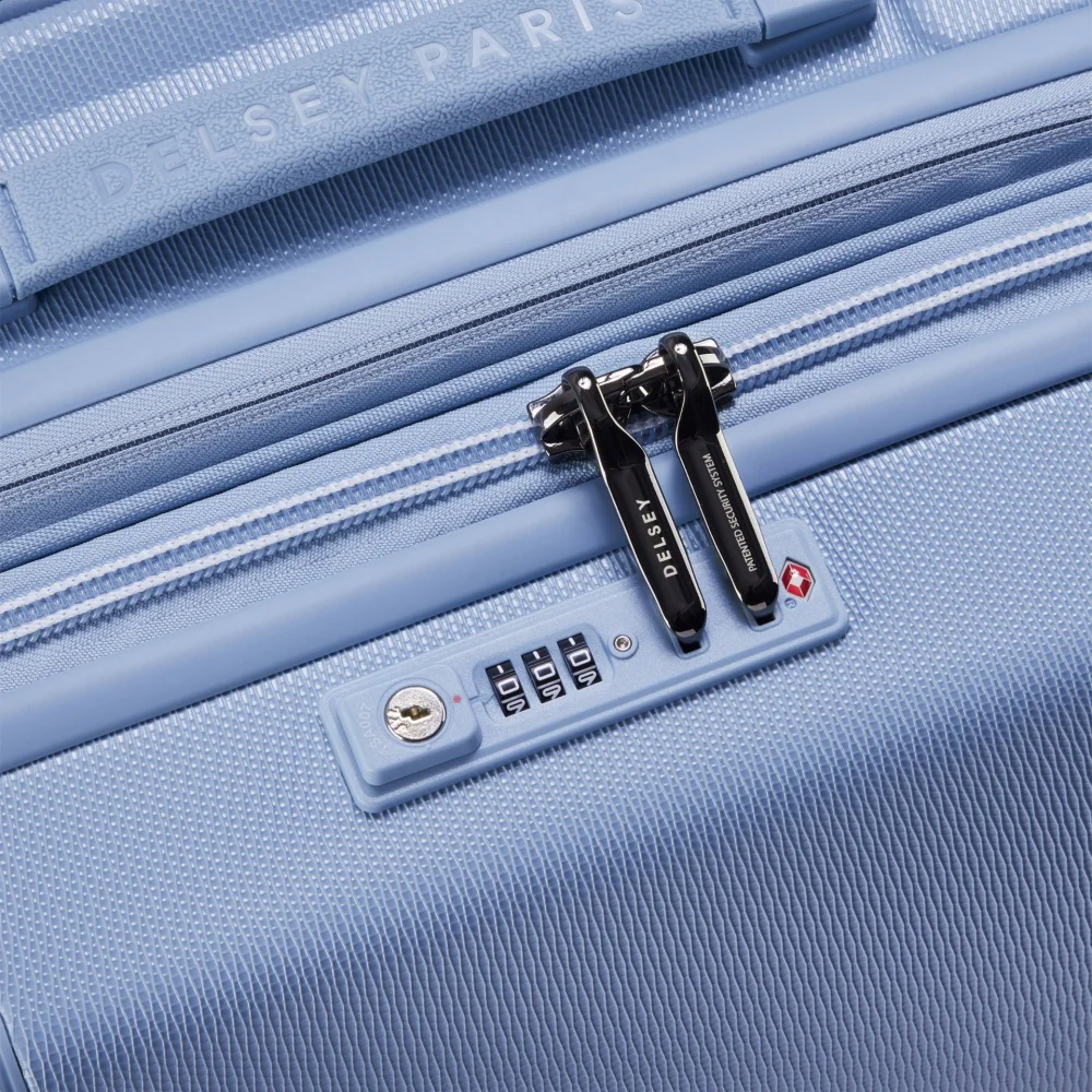 Delsey Chatelet Air 2.0 Checked-In Luggage Suitcase W/ TSA Lock Light Blue 66 cm - Image 8