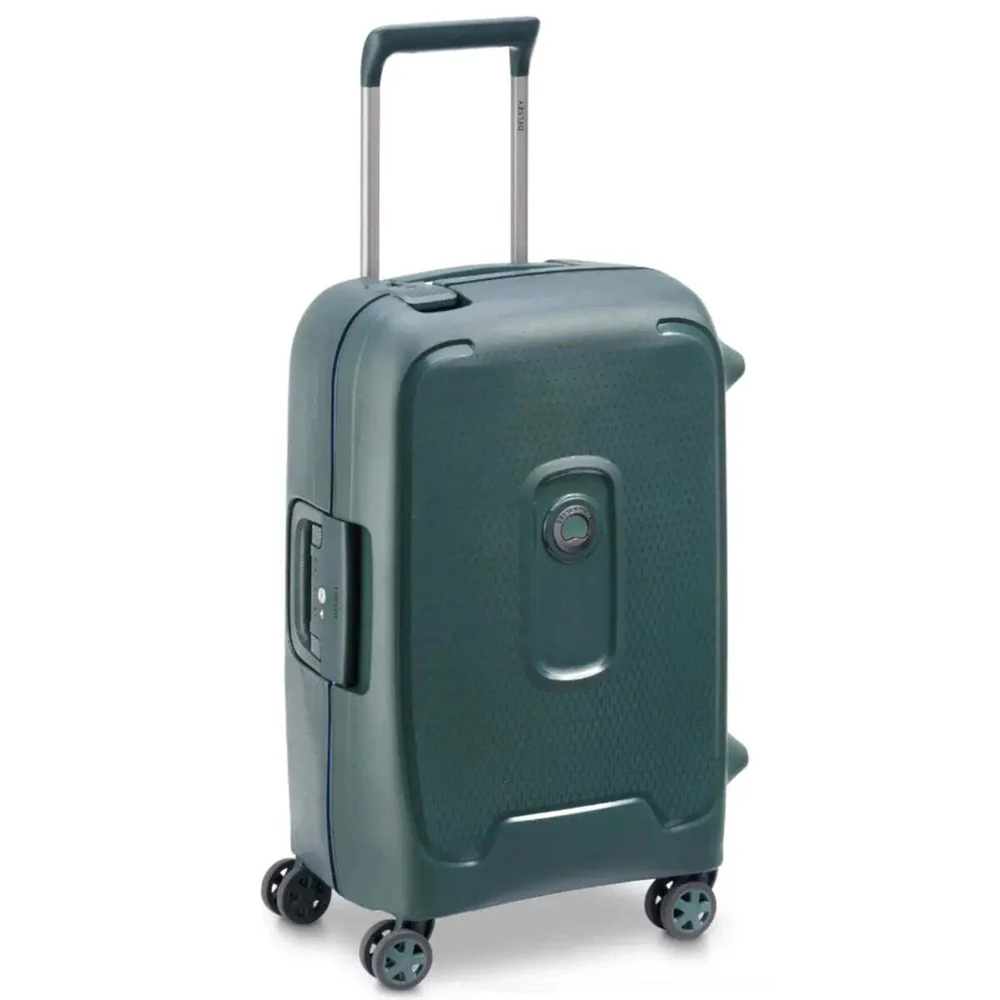 Delsey Moncey 55 cm 4-Wheel Carry-on Suitcase - Green (Recycled Material) - Image 3