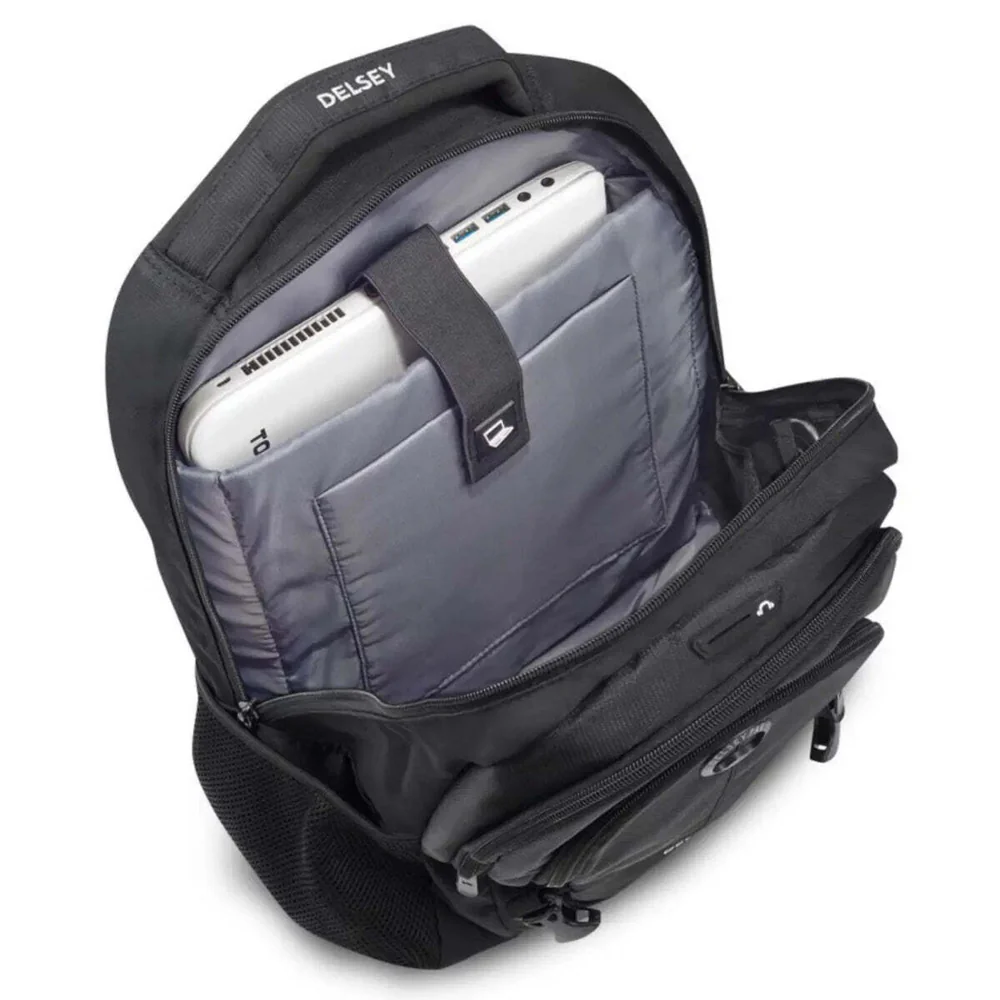Delsey Navigator 15.6" Laptop Backpack Black - Image 2