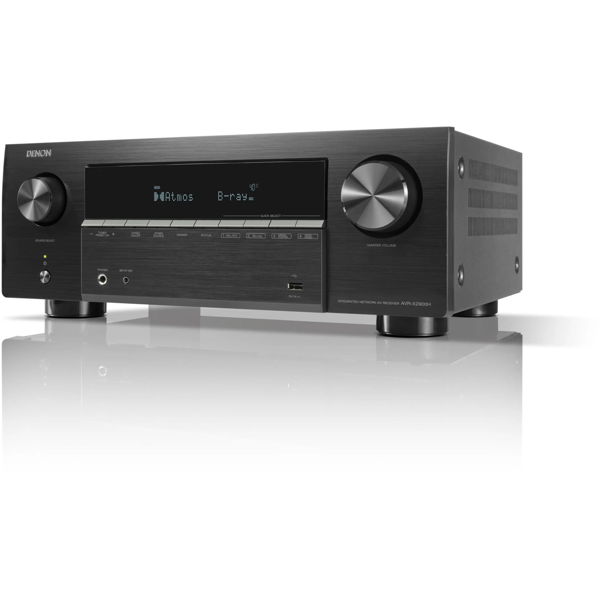 Denon AVR-X2900H 7.2CH 4K/8K Dolby Atmos AV Receiver Powered by HEOS™ - Image 2