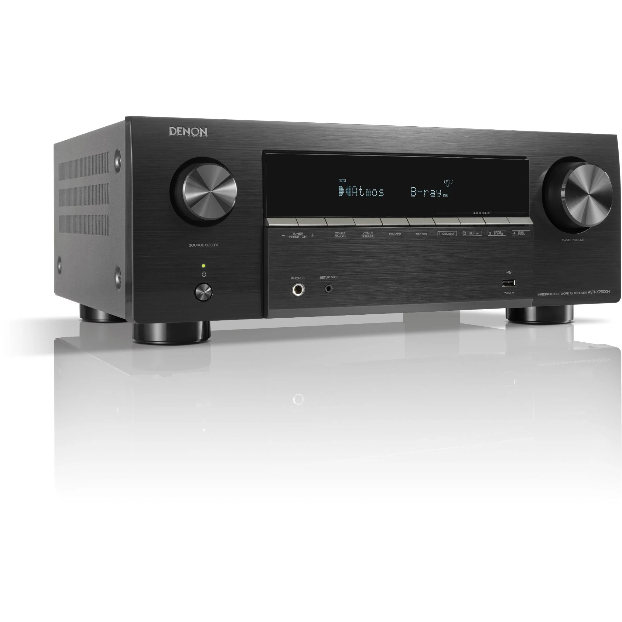 Denon AVR-X2900H 7.2CH 4K/8K Dolby Atmos AV Receiver Powered by HEOS™ - Image 3