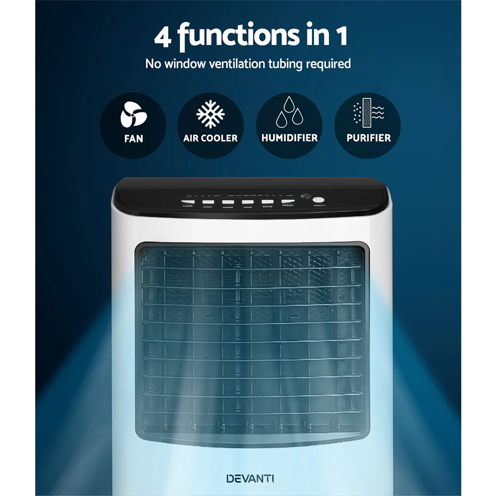 Devanti Evaporative Air Cooler Conditioner 8L - Image 5