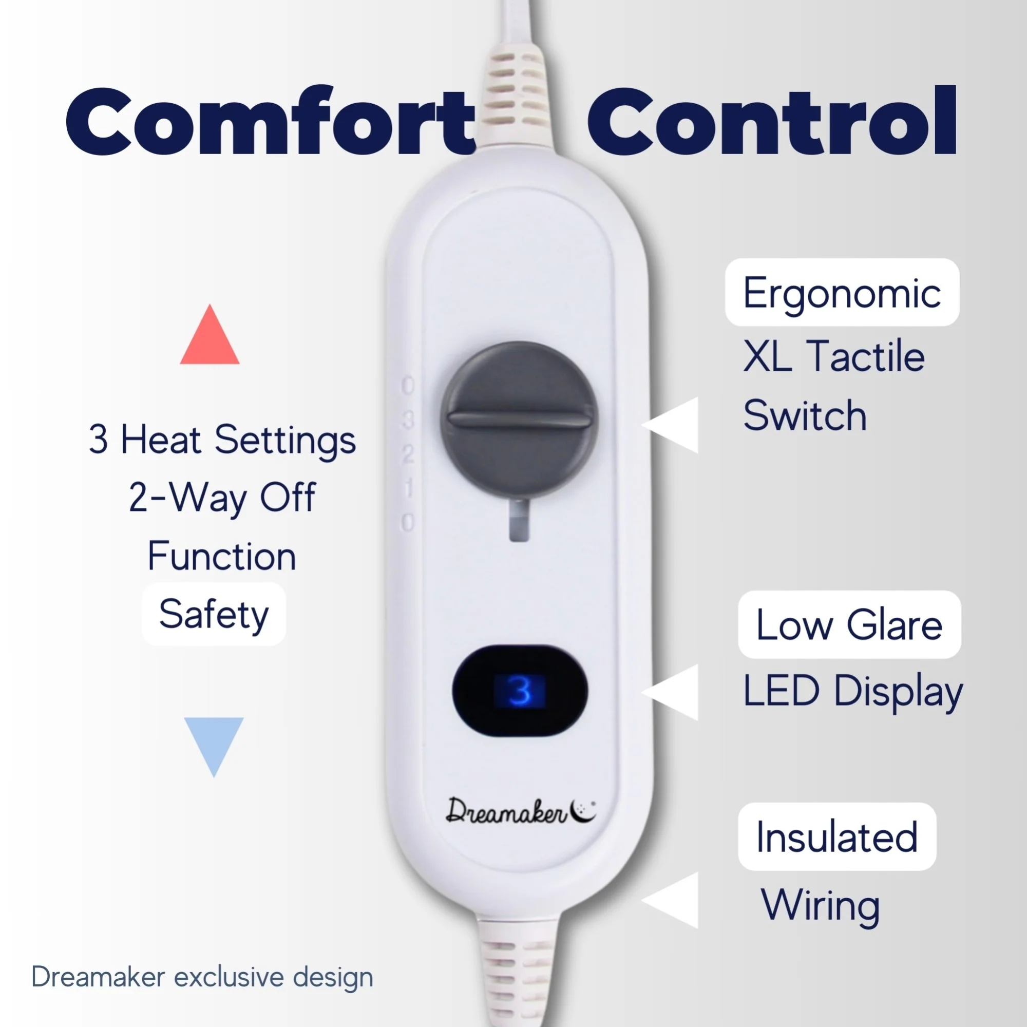 Dreamaker Pinsonic Quilted Sherpa Fleece Electric Blanket [King] - Image 7