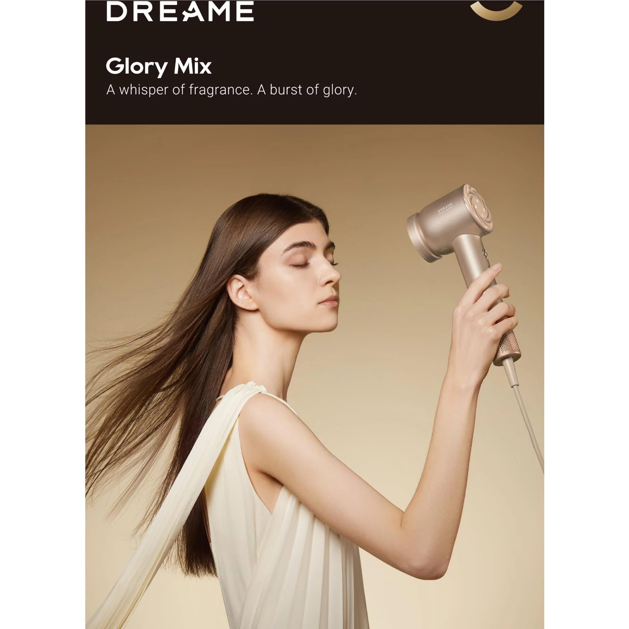 Dreame Hair Glory Mix High-Speed Hair Dryer (Gold) - Image 8