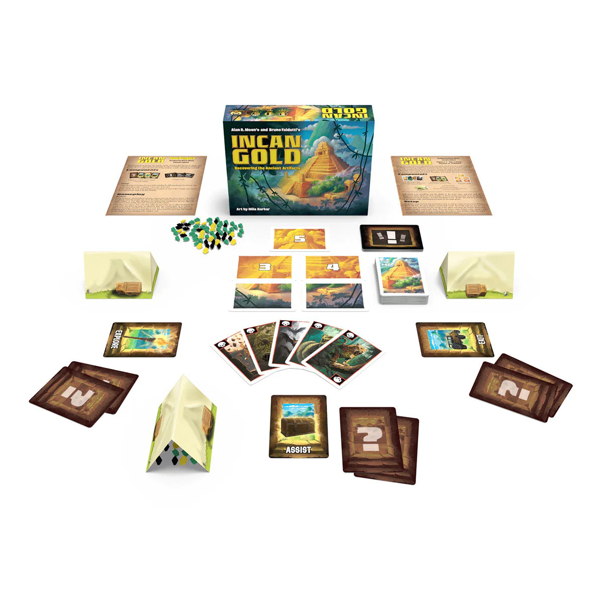 Eagle Gryphon Games Incan Gold 2024 Edition (Inc New Dangers Expansion) - Image 4