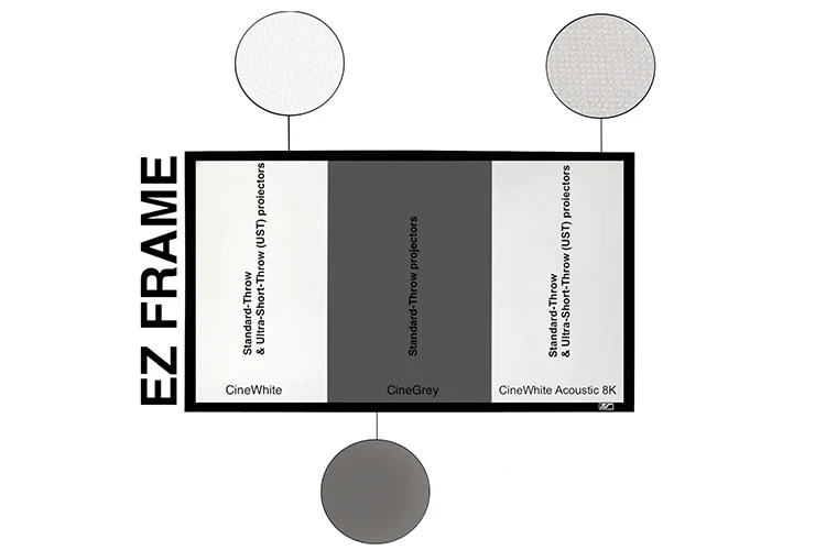 Elite Screens R120WH1-A8K 120" 16:9 Acoustically Transparent Screen - Image 4