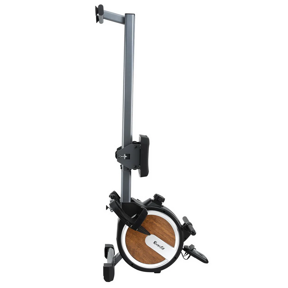 Everfit 16 Level Magnetic Rowing Machine for Home with App Connect (Walnut) - Image 4