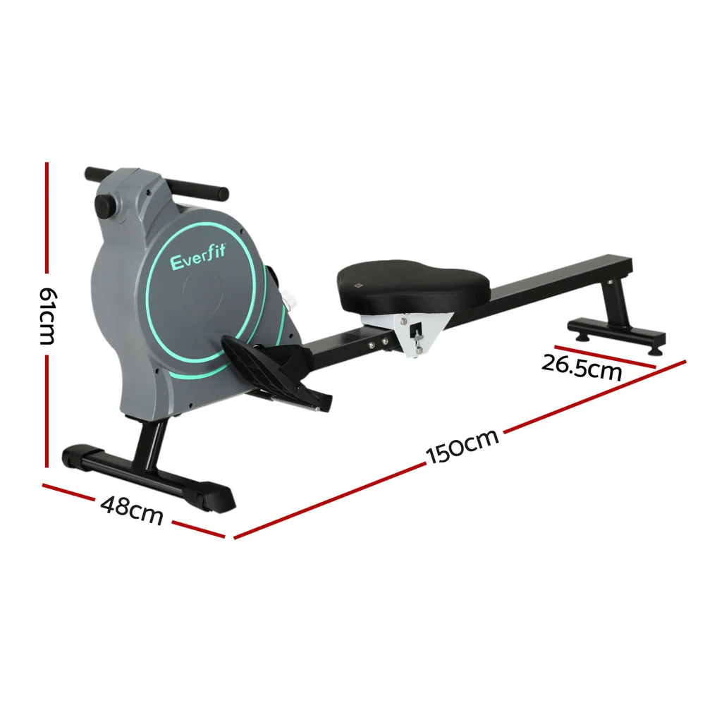 Everfit Rowing Machine 16 Levels Magnetic Rower Gym Home Cardio with APP - Image 3